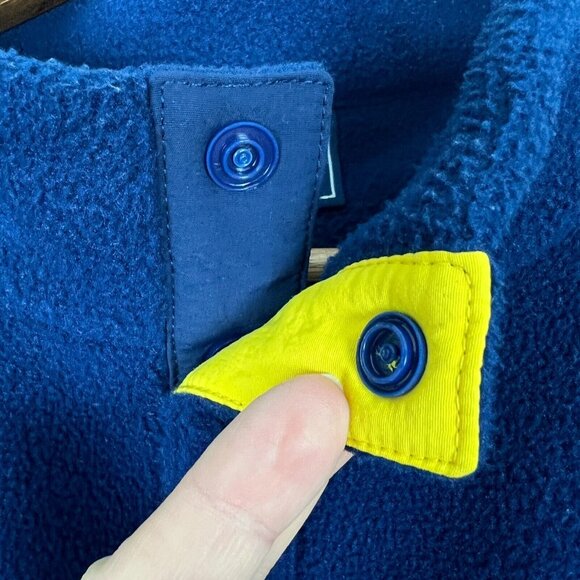 Vineyard Vines Fleece 1/4 Snap Pullover Mens Large Blue Harbor Shep Shirt Jacket - Picture 9 of 16